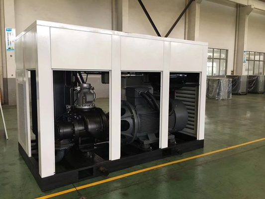 compressore a vite a magnete permanente a due fasi della fase del doppio del compressore d'aria 1.3Mpa 340HP